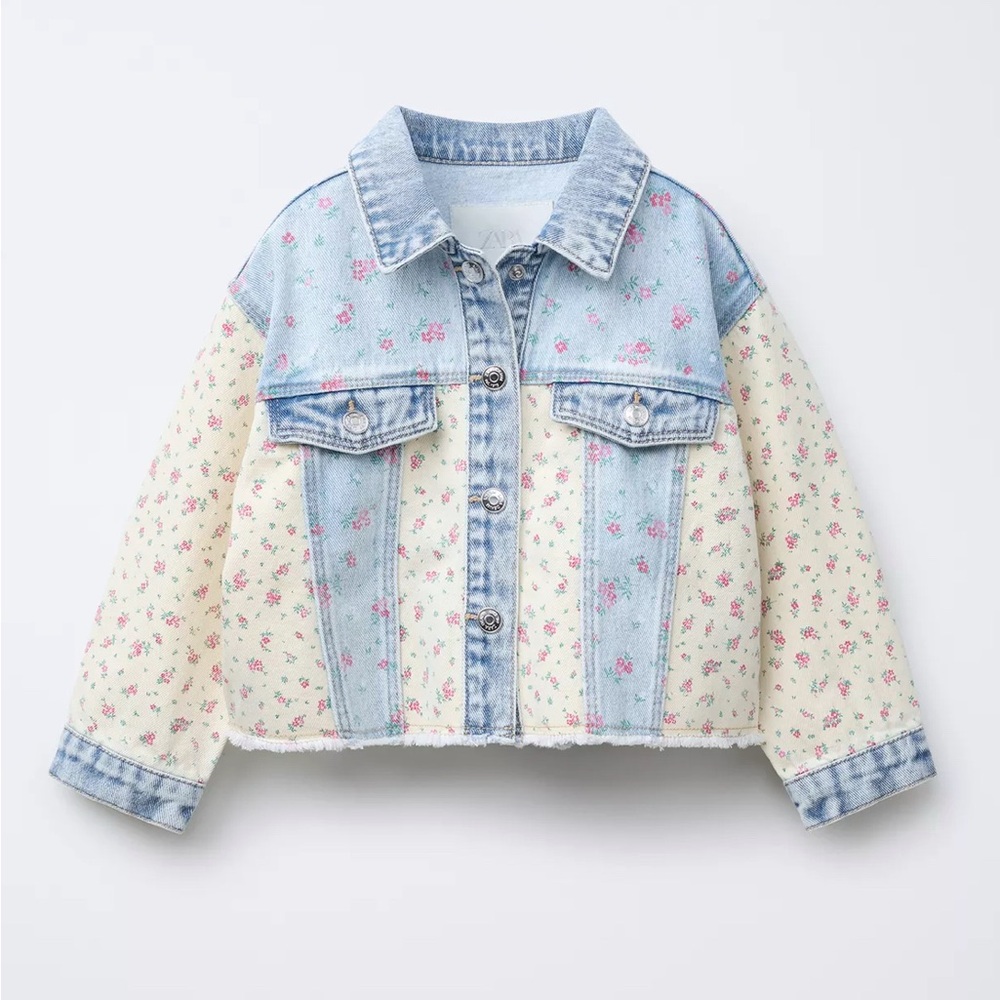Zara Kids Floral patchwork Jacket